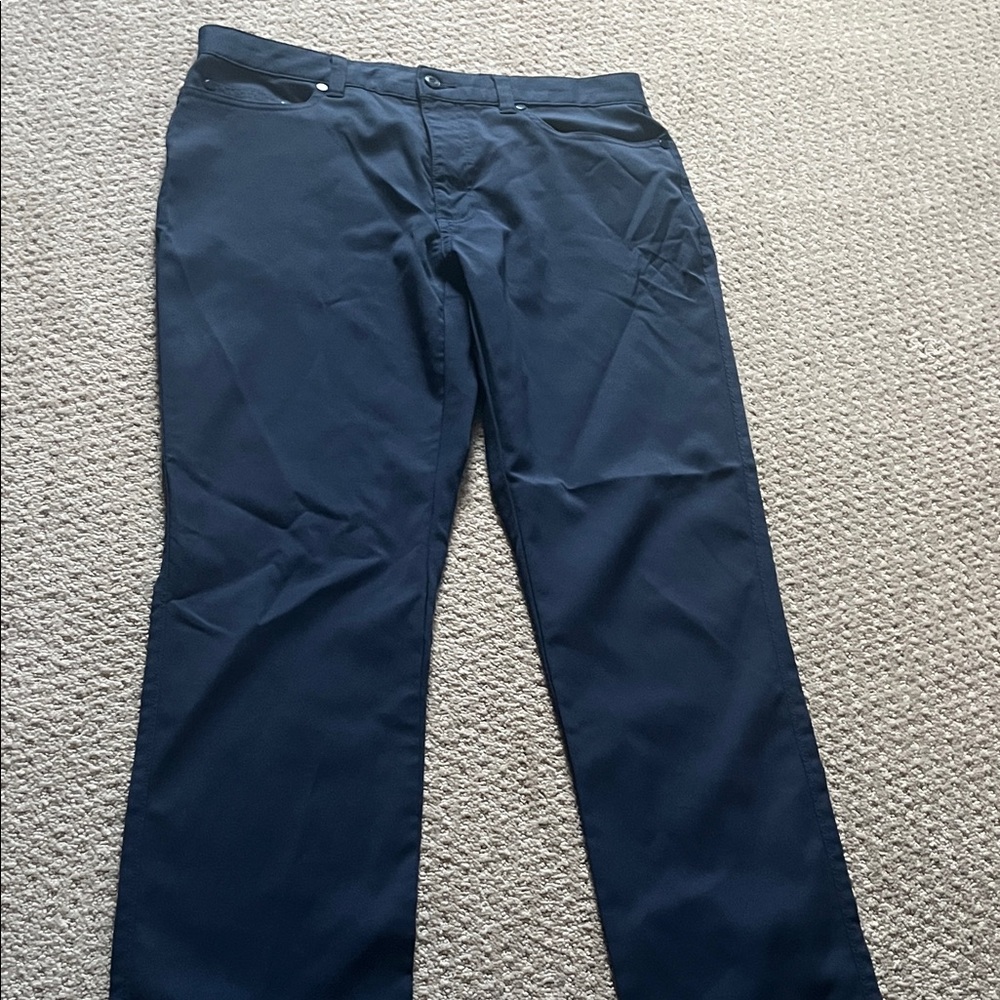 PGA Tour Men's Dark Blue Chinos
